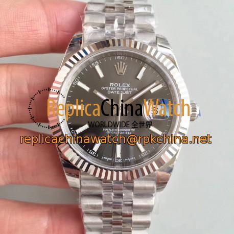 Replica Rolex Datejust II 126334 41MM EW Stainless Steel Anthracite Dial Swiss 3235