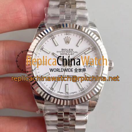 Replica Rolex Datejust II 126334 41MM EW Stainless Steel White Dial Swiss 3235