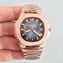 Replica Patek Philippe Nautilus Ladies 7011-1R JJ Rose Gold Blue Dial Swiss Quartz E23-250 S C