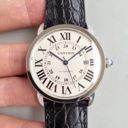 Replica Ronde Solo De Cartier W6701010 42MM ZF Stainless Steel White Dial M9015