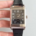 Replica Jaeger-LeCoultre Grande Reverso 986 N Stainless Steel Black Dial Swiss JLC 986