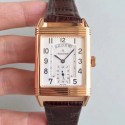 Replica Jaeger-LeCoultre Grande Reverso 986 Duodate Q3742420 N Rose Gold Silver Dial Swiss JLC 986