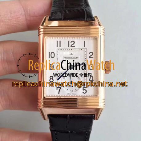 Replica Jaeger-LeCoultre Grande Reverso 986 N Rose Gold White Dial Swiss JLC 986