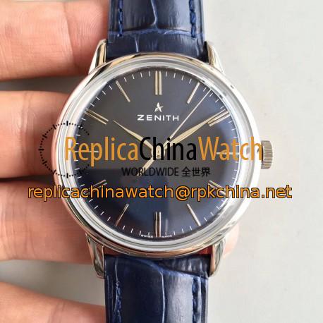 Replica Zenith Elite 6150 150TH Anniversary 03.2272.6150/51.C700 ND  Stainless Steel Blue Dial Swiss Elite 6150