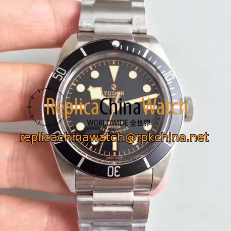 Replica Tudor Heritage Black Bay Black 79220N ZF V4 Stainless Steel Black Dial Swiss 2824-2