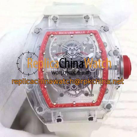 Replica Richard Mille RM056-01 Limtied Edition Red Dial M9015