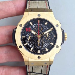 Replica Hublot Big Bang Aero Bang Gold 311.PX.1180.GR HB Yellow Gold Black Skeleton Dial Swiss HUB4100