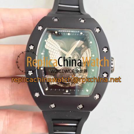 Replica Richard Mille RM023 KV Ceramic Eagle Skeleton Dial M8215