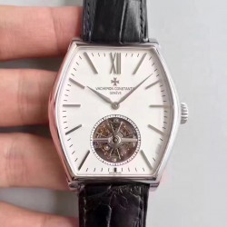 Replica Vacheron Constantin Malte Tourbillon 30130/000R-9754 JF Stainless Steel White Dial Swiss 2795