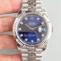 Replica Rolex Datejust II 126334 41MM 2018 EW Stainless Steel Blue Dial Swiss 3235