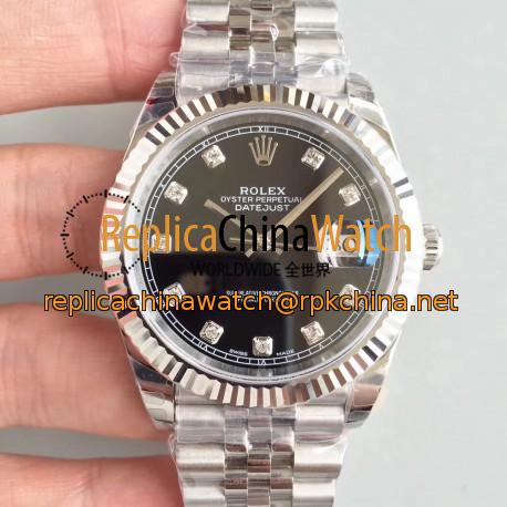 Replica Rolex Datejust II 126334 41MM 2018 EW Stainless Steel Black Dial Swiss 3235