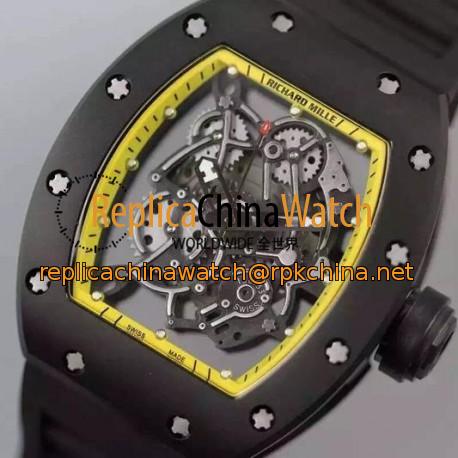 Replica Richard Mille RM035 PVD Yellow Dial M9015