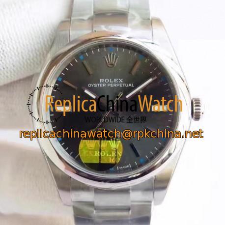 Replica Rolex Oyster Perpetual 39 114300 2018 UB Stainless Steel Anthracite Dial Swiss 2836-2