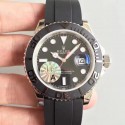 Replica Rolex Yacht-Master 40 116655 2018 JF Stainless Steel Black Dial Swiss 2836-2