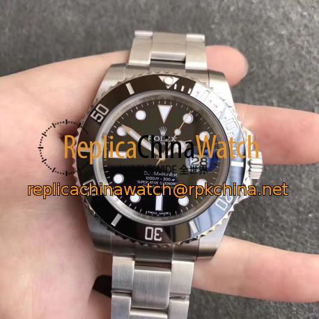 Replica Rolex Submariner Date 116610LN 2018 AR Stainless Steel 904L Black Dial Swiss 2824-2