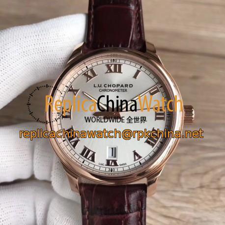 Replica Chopard L.U.C 1937 Classic 161937-5001 FK Rose Gold Silver Dial Swiss L.U.C 01.01-L