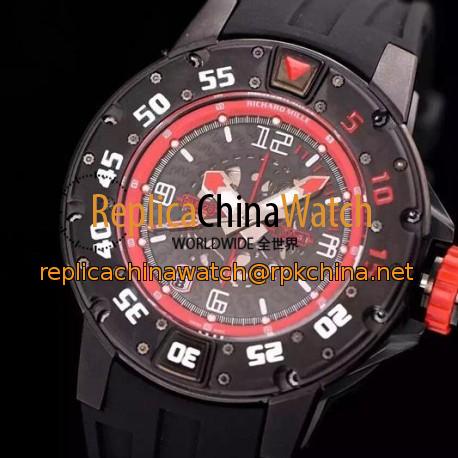 Replica Richard Mille RM028 PVD Red Dial Swiss 7751