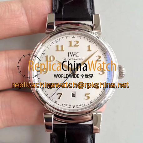 Replica IWC Da Vinci Automatic IW356601 TW Stainless Steel White Dial Swiss 2892