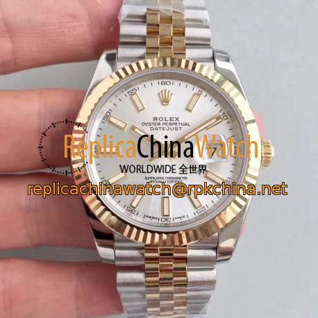 Replica Rolex Datejust II 116333 41MM EW Stainless Steel & Yellow Gold Rhodium Dial Swiss 3136