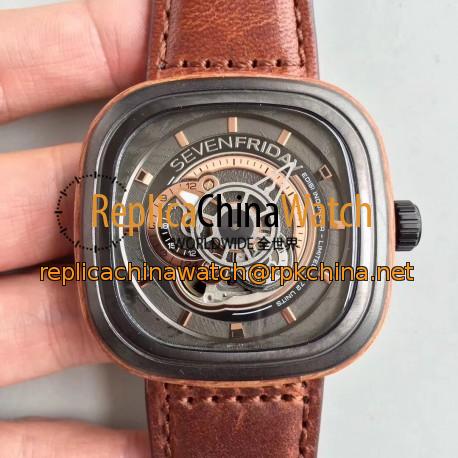 Replica SevenFriday P2B/05 Edisi N PVD Black Dial Miyota 82S7