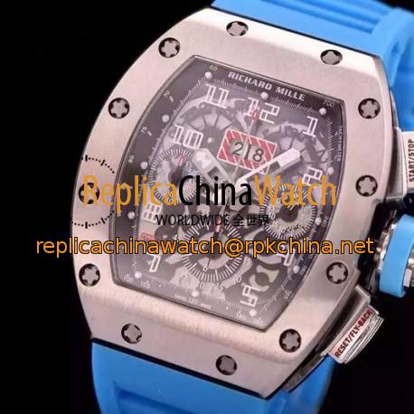 Replica Richard Mille RM011-FM Felipe Massa Chronograph Titanium Black Dial Swiss 7750