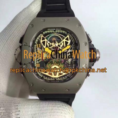 Replica Richard Mille RM50-02 ACJ KV PVD Skeleton Dial M6T51