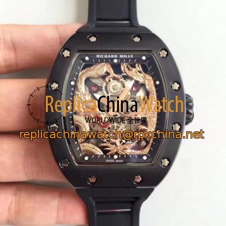 Replica Richard Mille RM57-01 Jackie Chan PVD Rose Gold Dial Dial M9015