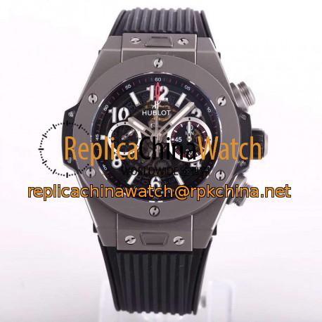 Replica Hublot Big Bang Unico Titanium 411.NX.1170.RX N Titanium Skeleton Dial Swiss HUB1242