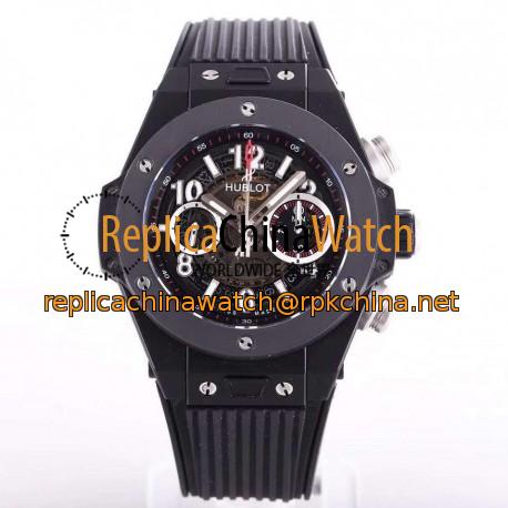 Replica Hublot Big Bang Unico Black Magic 411.CI.1170.RX N Ceramic Skeleton Dial Swiss HUB1242