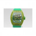 Replica Richard Mille RM 59-01 Tourbillon Yohan Blake Translucent Green Composite Skeleton Green Dial M9015