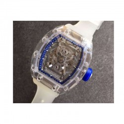 Replica Richard Mille RM056-02 Shappire Blue & Skeleton Dial M9015