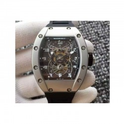 Replica Richard Mille RM022 Aerodyne Dual Time Zone Titanium Skeleton Dial M9015