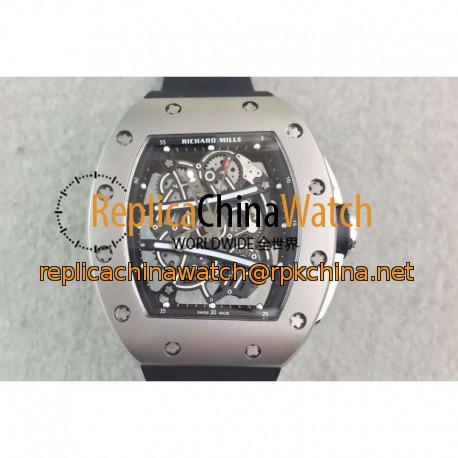 Replica Richard Mille RM61 Titanium Black Skeleton Dial M9015