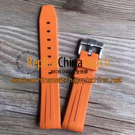 Replica Rolex Orange Rubber B Strap for Submariner