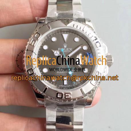 Replica Rolex Yacht-Master 40 116622 JF Stainless Steel Anthracite Dial Swiss 3135