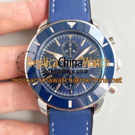 Replica Breitling Superocean Heritage II Chronograph 46 A1331216/C963/277S N Stainless Steel Blue Dial Swiss 7750