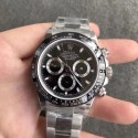 Replica Rolex Daytona Cosmograph 116500LN N Stainless Steel Black Dial Swiss 7750 Run 6@SEC