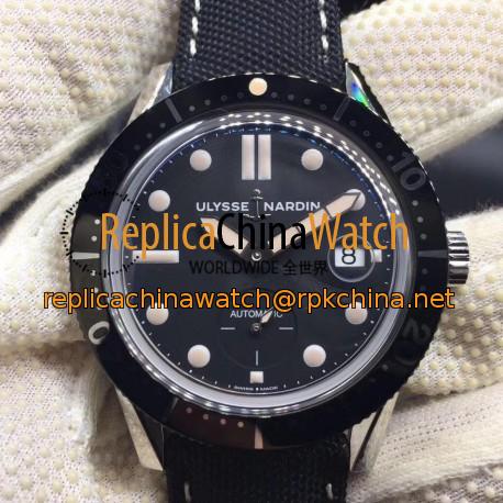 Replica Ulysse Nardin Diver Le Locle 3203-950 SY Stainless Steel Black Dial Swiss 2824-2