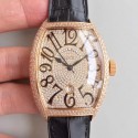 Replica Franck Muller 8880 SC DT FM Rose Gold & Diamonds Diamond Dial M8215