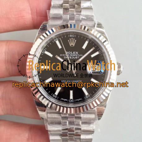 Replica Rolex Datejust II 126334 41MM EW Stainless Steel Black Dial Swiss 3235