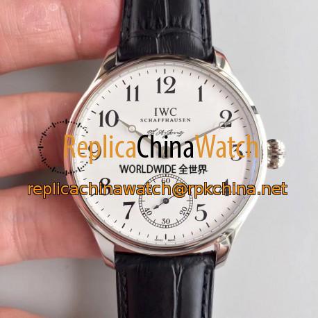 Replica IWC Portugieser F.A Jones Limited Edition IW544203 GS Stainless Steel White Dial Swiss 98290