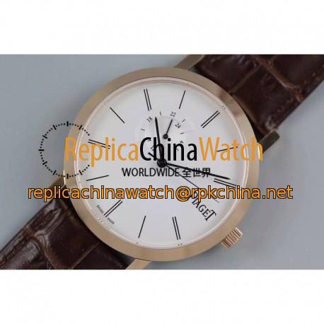 Replica Piaget Altiplano Rose Gold White Dial M9015