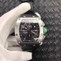 Replica Richard Mille RM011-01 R Mancini Flyback Chronograph KV Titanium Black Skeleton Dial Swiss 7750