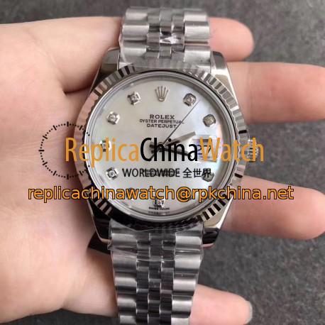 Replica Rolex Datejust II 126334 41MM N Stainless Steel Mother Of Pearl Dial Swiss 3235