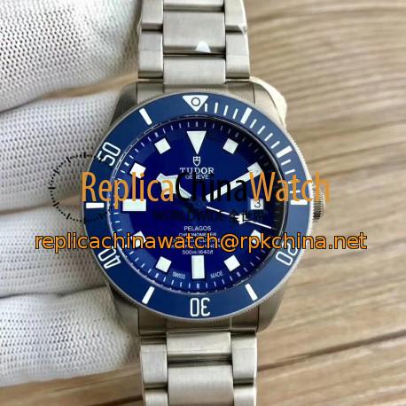 Replica Tudor Pelagos 25600TN XF V3 Titanium Blue Dial Swiss 5612