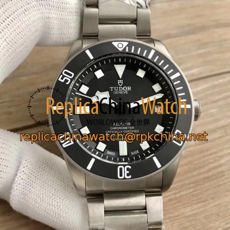 Replica Tudor Pelagos 25600TN XF V3 Titanium Black Dial Swiss 5612