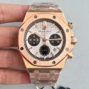 Replica Audemars Piguet Royal Oak Chronograph 26331 JH Rose Gold Silver Dial Swiss 7750