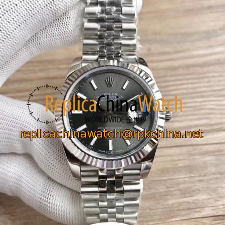 Replica Rolex Datejust II 126334 41MM RE Stainless Steel Anthracite Dial Swiss 3235