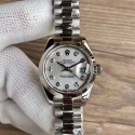 Replica Rolex Lady Datejust 28 279166 28MM WF Stainless Steel Silver Dial Swiss 2671