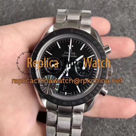 Replica Omega Speedmaster Moonwatch Co-Axial Chronograph 44.25MM 311.30.44.51.01.002 OM V2 Stainless Steel Black Dial Swiss 9300